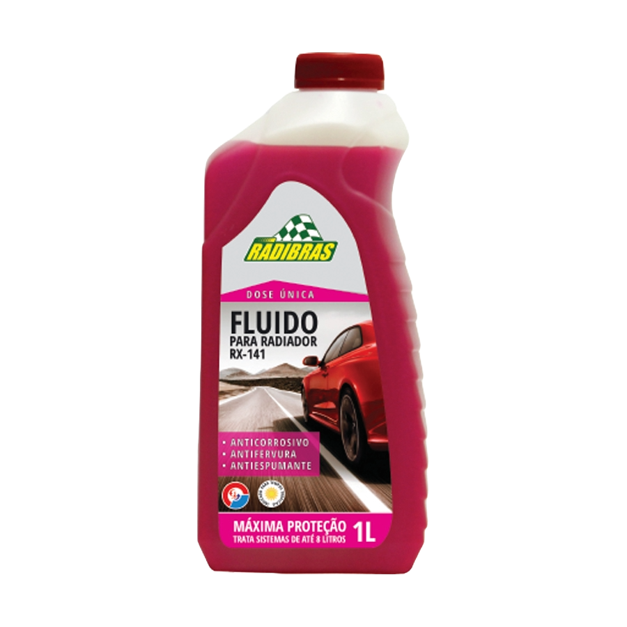 RX-140-141 FLUIDO PARA RADIADOR CONCENTRADO 1X8 VERDE E ROSA